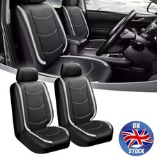 FOR BMW X1 X2 X3 X4 X5 X6 Z3 Z4 Black+Sliver Auto Seat Front Car Seat Covers BT
