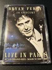 Bryan Ferry - In Concert - Live In Paris At Le Grand Rex- March 2000 (DVD, 2001)