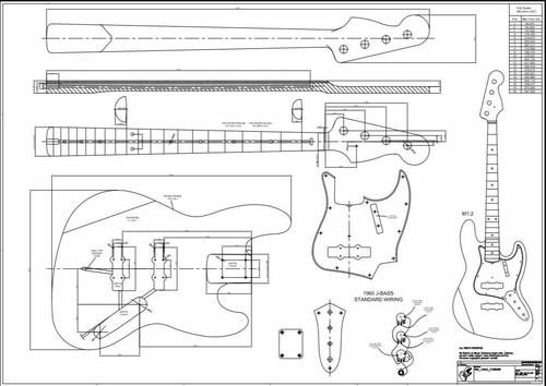 1960 bass drawing - drawing, /