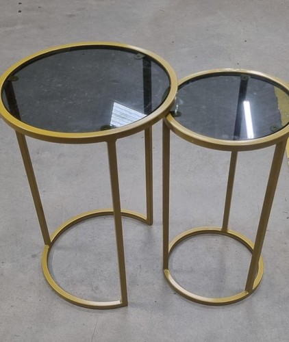 Nest tables gold metal - tables,,