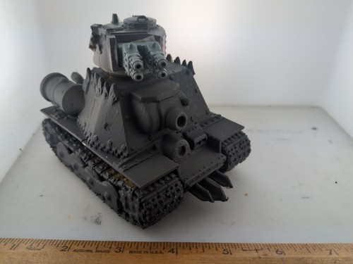 Grimdark ork tank melting - tank, 4