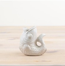 Fish vase small - vase, glazed