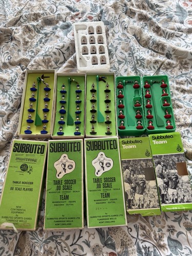 Vintage subbuteo teams job lot - vintage,