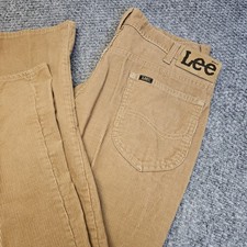 Vintage Lee Mens Tan Corduroy