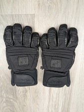 RevolutionRace Black Leather Gloves - Size 8v– Very Good Condition