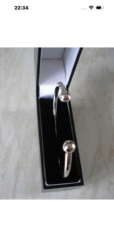 Sterling solid torque bangle - sterling,