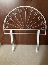 Two Vintage 1970’s Wrought Iron Headboards.