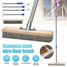 1.6m Wire Broom Brush Heavy