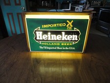 Vintage Heineken light up sign