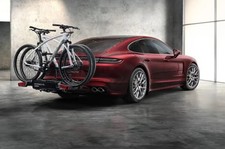 Porsche towbar mounted bike - towbar,