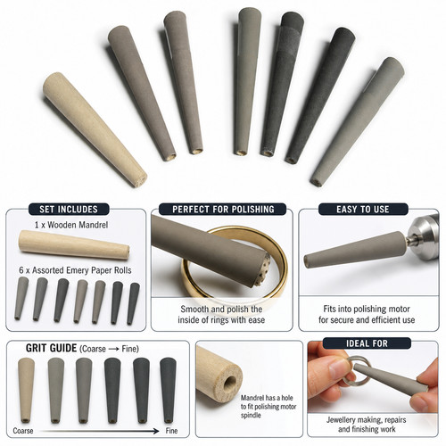 Ring inside polishing mandrel - polishing,