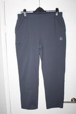 WOMENS SPRAYWAY STRETCH ESCAPE SLIM PANT TROUSERS TEC WEAVE SIZE 16  GREY BLUE