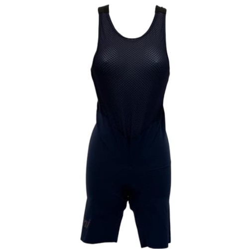 Women santini blue bib shorts - blue,