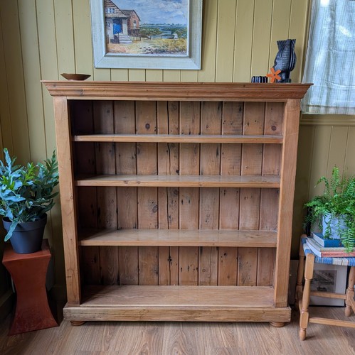 Rustic antique bookcase - rustic,