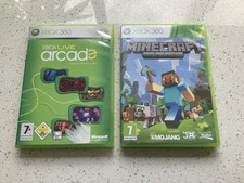 Minecraft (Xbox 360, 2013) and Arcade compilation disc two game two games.