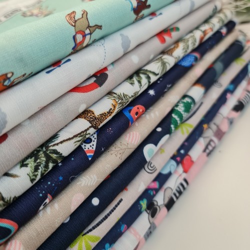 Linen blend fabric - linen, kids