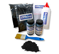 Black Flocking Kit - Twin Pack - Large Coverage Dash Flocking Car Flock Powder