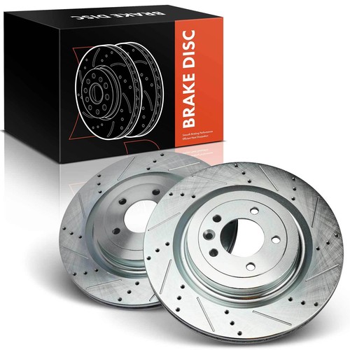 Rear drilled brake - drilled, rotors