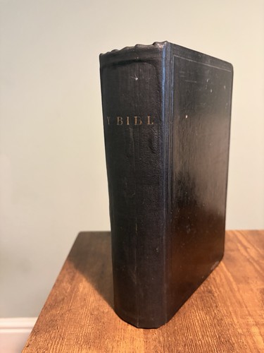 Vintage black hardback bible - hardback,