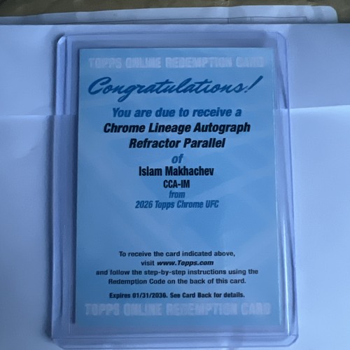 2026 chrome ufc islam makachev - 2026,