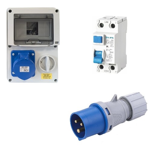 Deligo 240v 32a blue - deligo, 2p+e