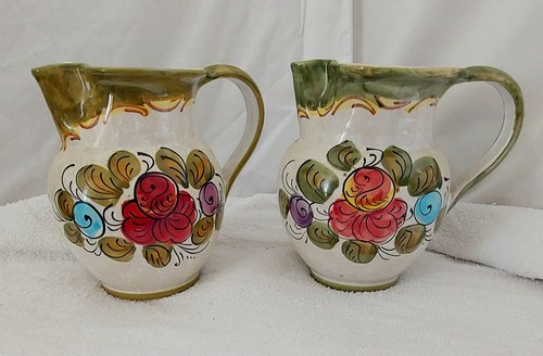 Pair italian handpainted - italian,