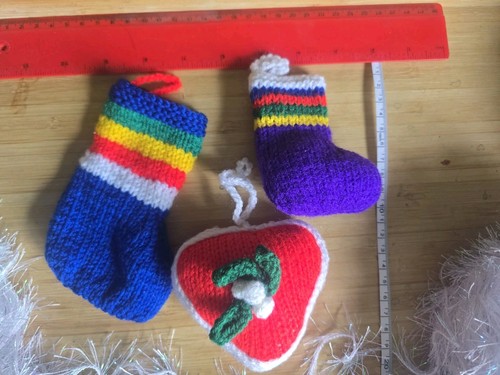 Handmade knitted christmas - handmade,
