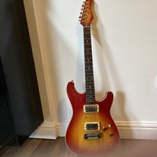 Vintage Hondo Formula 1 Series Electric Guitar Sunburst Finish H-762 *Pre-Owned*