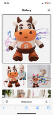 Baby Cow Musical Toys Dancing Walking Baby Cow Toy with Music and LED Lights