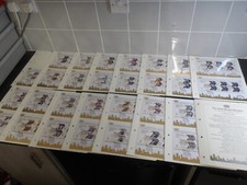 WESTMINSTER SET OF 29 = THE GOLD MEDAL WINNERS 22 CT GOLD COLLECTORS CARDS