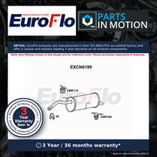 Silencer insert rear - rear, muffler