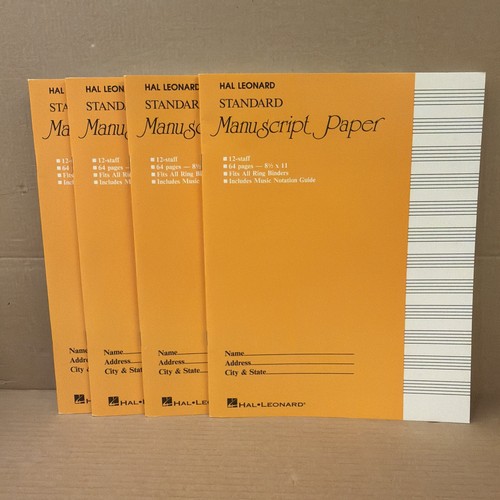 Standard manuscript paper - 4,
