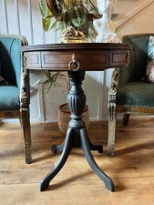 Vintage Mahogany Drum Table