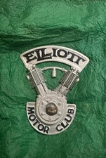 Elliott motor club badge circa