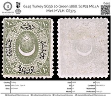 6445 Turkey SG36 20 Green