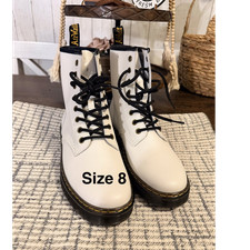 Dr. Martens White Leather
