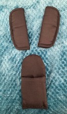 iCandy Harness Strap Covers Chest Pads Buckle Pad Black 