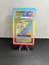 Pokemon Moltres Zapdos Articuno GX Rainbow 69/68 Hidden Fates ACE 10 Gem Mint