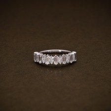 18K White Gold Lab Grown