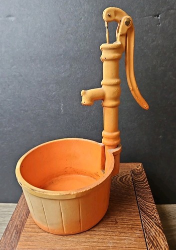 Vintage emig orange cast iron - emig,