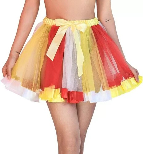 Ushiny yellow white red - white,