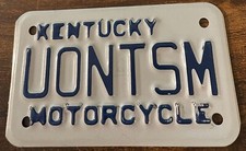 UONTSM Vanity License Plate