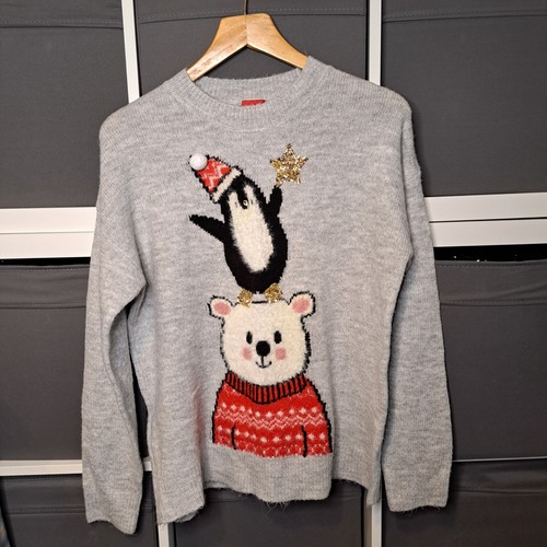 Christmas jumper penguin polar - jumper,