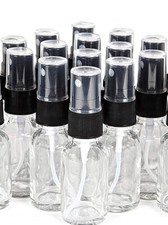 Clear Glass Spray Bottles - 12