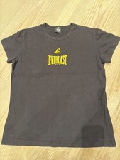 Everlast x agnès b. Paris Collab T-Shirt XL Black Vintage Boxing Logo Tee USA