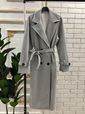 Ladies Hooded Duffle Coat Long