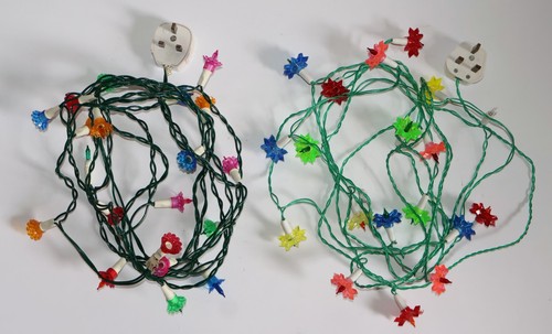 Vintage christmas fairy - 2x,
