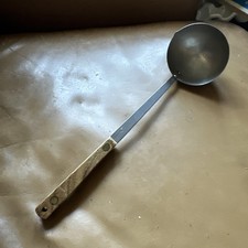 Win Vintage  Ladle Wooden Handle Cutlery Empire