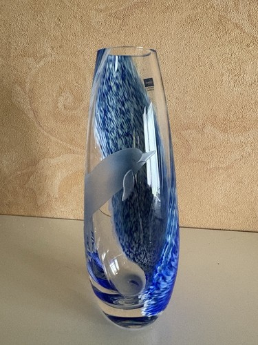 Caithness handmade glass vase - handmade,