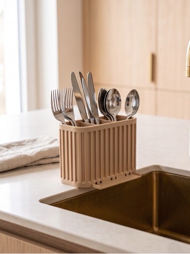Compartment cutlery drainer - compartment,